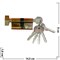 Личинка на 6 ключей 60 мм с поворотным ключом AL-107, цена за 120 шт\кор - фото 80834