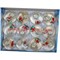 Мячики светящиеся с Дедом Морозом 65 мм 12 шт/упаковка - фото 81459