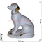 Белый фарфор Собака охотничья 10 см (84 шт/кор) символ 2018 года - фото 81705
