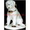 Белый фарфор Собака Сербернар 12 см (60 шт/кор) символ 2018 года - фото 81711