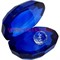 Кристалл «Жемчужина» синий цвет 8 см - фото 82175