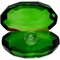 Кристалл «Жемчужина» зеленый цвет 8 см - фото 82194