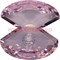 Кристалл «Жемчужина» розовая 10х11,5 см - фото 82225