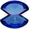 Кристалл «Жемчужина» синяя 10х11,5 см - фото 82234