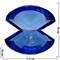 Кристалл «Жемчужина» синяя 10х11,5 см - фото 82235