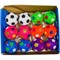 Мячики светящиеся 75 мм цена за 12 шт "футбольные" - фото 82236