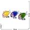 Рыбки стеклянные разноцветные 6,5х4х8 см - фото 82325