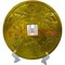 Монета бронзовая 19 см диаметр на подставке - фото 83886