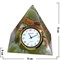 Часы из оникса "Пирамида" 9 см 2,5 дюйма - фото 84389