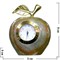 Часы из оникса "Яблоко" 8см (2 дюйма) - фото 84419