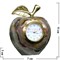 Часы из оникса "Яблоко" 11см (3 дюйма) - фото 84433