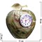 Часы из оникса "Яблоко" 19см (6 дюймов) - фото 84440