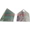 Пирамида из флюорита (2 цвета) малая 3 см - фото 84482