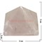 Пирамида из розового кварца малая 3 см - фото 84487