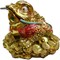 Нэцке, Жаба с монетами большая 21 см, под золото - фото 85664