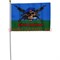 Флаг ВДВ 16х24 см (12 шт/бл) с надписью «Войска Дяди Васи» - фото 87464