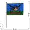 Флаг ВДВ 30х45 см (12 шт/бл) с надписью «Войска Дяди Васи» - фото 87478