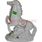 Конь из фарфора с цепочкой (KL-551) 18 см высота 48 шт/кор - фото 88654