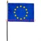 Флаг Евросоюза 14х21 см, 12 шт/бл - фото 88857