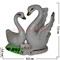 Лебеди из фарфора (KL-1047) высота 7,5 см 180 шт/кор - фото 88886