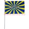 Флаг ВВС России 16х24 см 12 шт/блок - фото 89251