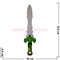 Светящийся меч «Халк» со звуком 54 см - фото 91353