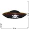 Шляпа пиратская с черепом - фото 91645