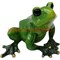 Лягушка зеленая "квакушка" (NS-301) из полистоуна 11,5 см высота - фото 92292