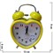 Часы будильник "сердце" кварцевые 3 цвета - фото 92752