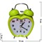 Часы будильник "яблоко" кварцевые 3 цвета - фото 92755