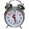 Часы будильник механические круглые "под серебро" - фото 92831