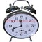 Часы будильник механические хронограф серебрянный - фото 92850
