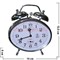Часы будильник механические хронограф серебрянный - фото 92851