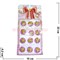 Наклейка на телефон "Покемон", большая, цвет сиреневый, цена за 12 листов/уп - фото 93050
