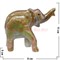 Слон 11см (5 дюймов), оникс - фото 94136