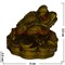 Жаба под бронзу маленькая 3,5 см (HN-502) 336 шт/кор - фото 95287