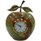 Часы «Яблоко» большие 10 см (3 дюйма) из оникса - фото 95595