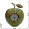 Часы «Яблоко» средние (2,5 дюйма) из оникса - фото 95606