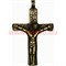 Подвеска "Крест с Иисусом" из латуни (Индия) 7,6 см - фото 95625