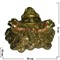 Нэцке, 3 жабки Феншуй на монетах - фото 95648