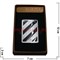 Зажигалка Xintai «черные полосы и узоры» турбо боковая - фото 95650