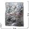 Пайетки "лист" крупный "серебрянный" цена за уп из 100 гр - фото 95915