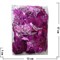 Пайетки "лист" мелкий "фиолетовый" цена за уп из 100 гр - фото 95939