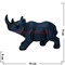 Носорог синий 9х14 см - фото 97001