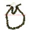 Набор:бусы, браслет, серьги из натур. камня 45 см зеленая яшма - фото 97103