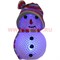 Снеговик светящийся (922) в капюшоне и шарфе - фото 97724