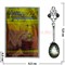 Талисман кошельковый «Ложка загребушка» 5,8 см под серебро - фото 97981