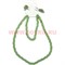 Набор 3в1 "Бусы, браслет, серьги" из зеленого оникса (зерна) - фото 98170