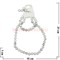 Набор 3в1 "Бусы, браслет, серьги" из кахалонга (10 мм) - фото 98206